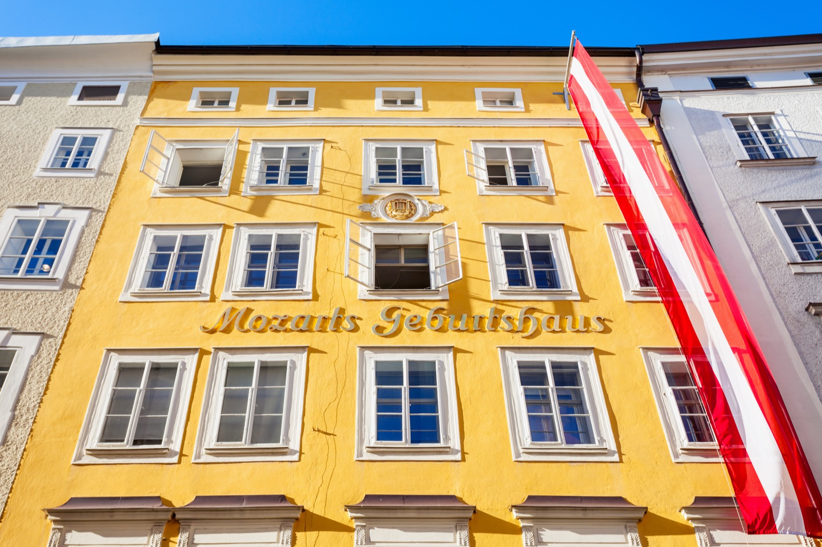 Mozarts Geburtshaus in der Getreidegasse